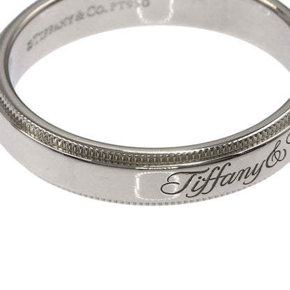 TIFFANY&Co. Milgrain Ring Platinum PT950 Ladies [Used]