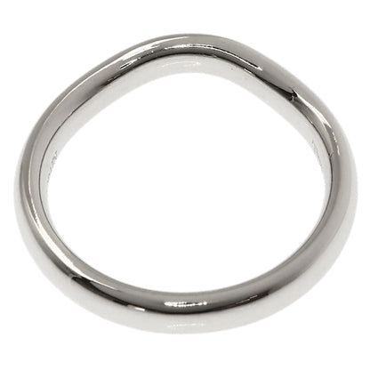 TIFFANY&Co. Curved band Diamond Ring Platinum PT950 Ladies [Used]