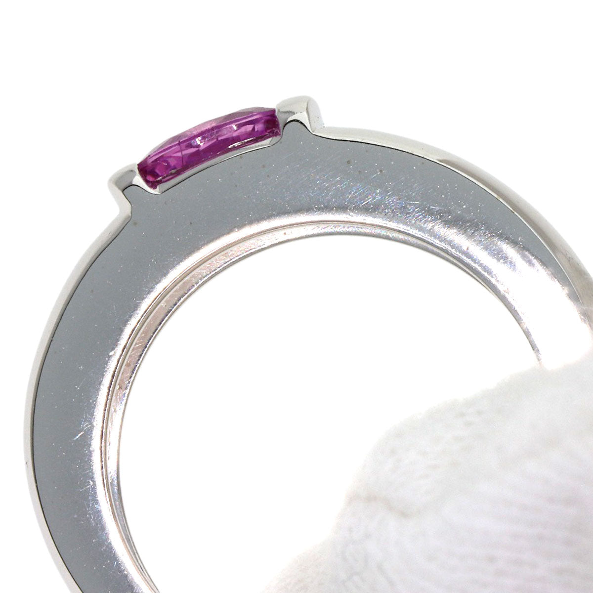 Chaumet joia pink sapphire Ring K18 White Gold Ladies [Used]