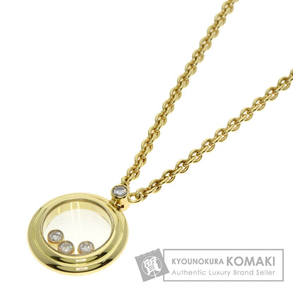 Chopard Happy diamond Necklace K18 Yellow Gold Ladies [Used]