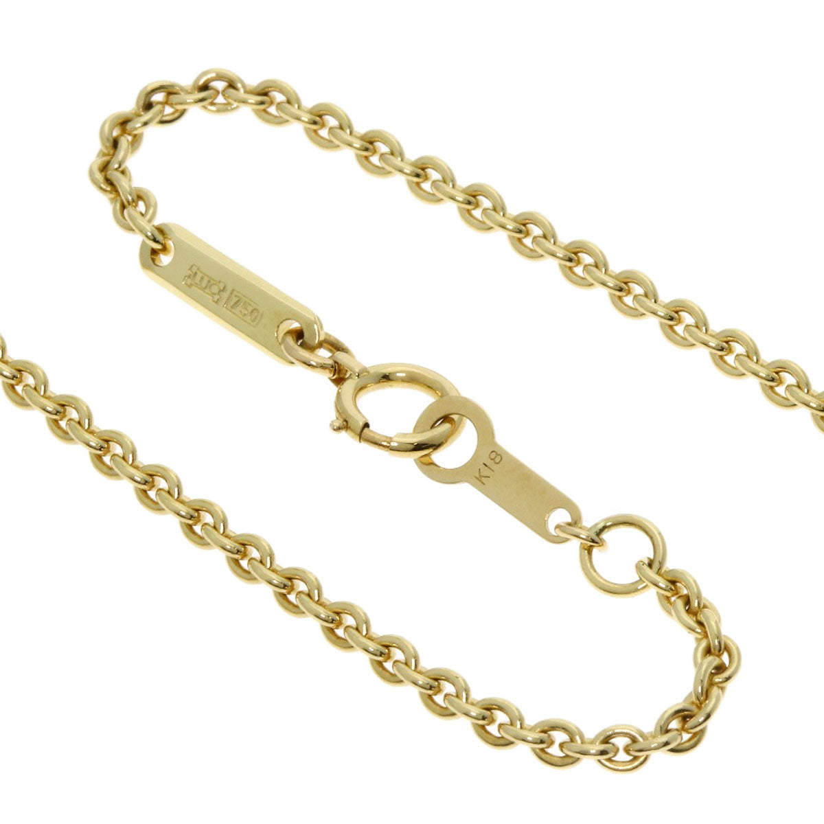 Chopard Happy diamond Necklace K18 Yellow Gold Ladies [Used]