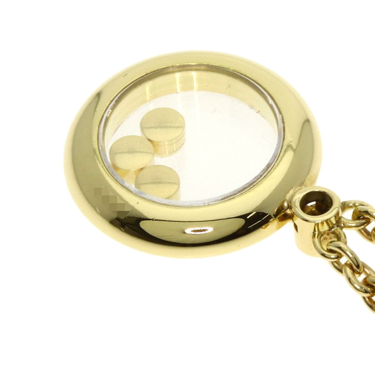 Chopard Happy diamond Necklace K18 Yellow Gold Ladies [Used]