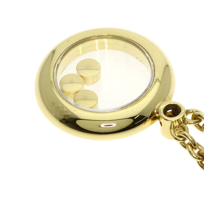 Chopard Happy diamond Necklace K18 Yellow Gold Ladies [Used]