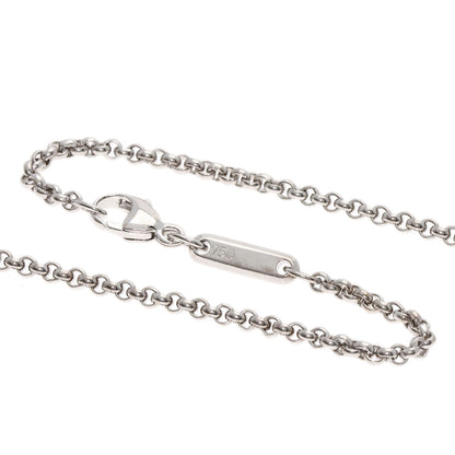 Chopard Cross Happy Diamond Necklace K18 White Gold Ladies [Used]