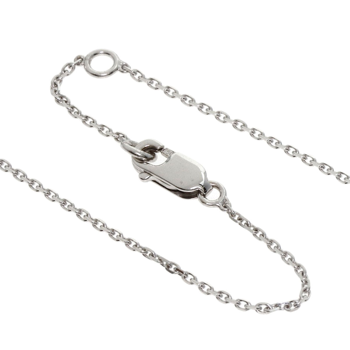 FRED Success Mini Diamond Necklace K18 White Gold Ladies [Used]