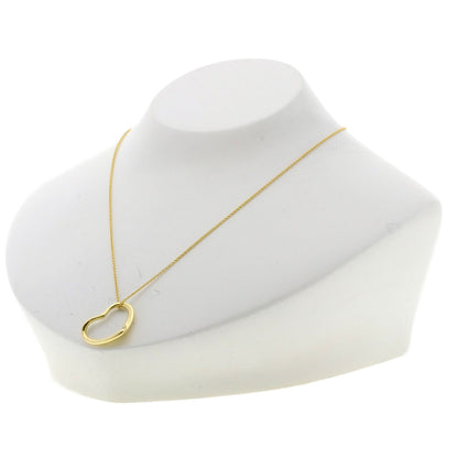 TIFFANY&Co. Open heart Necklace K18 Yellow Gold Ladies [Used]