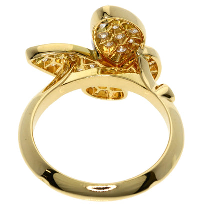 Van Cleef & Arpels De Papillon Diamond #54 Ring K18 Yellow Gold Ladies [Used]