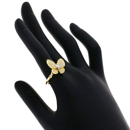 Van Cleef & Arpels De Papillon Diamond #54 Ring K18 Yellow Gold Ladies [Used]