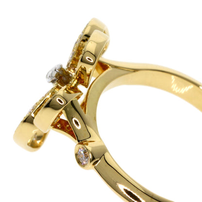 Van Cleef & Arpels De Papillon Diamond #54 Ring K18 Yellow Gold Ladies [Used]