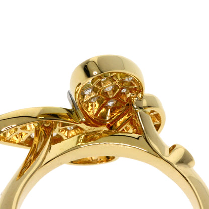 Van Cleef & Arpels De Papillon Diamond #54 Ring K18 Yellow Gold Ladies [Used]