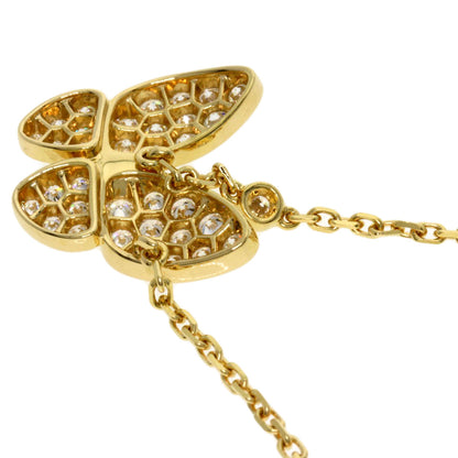 Van Cleef & Arpels De Papillon Diamond Necklace K18 Yellow Gold Ladies [Used]