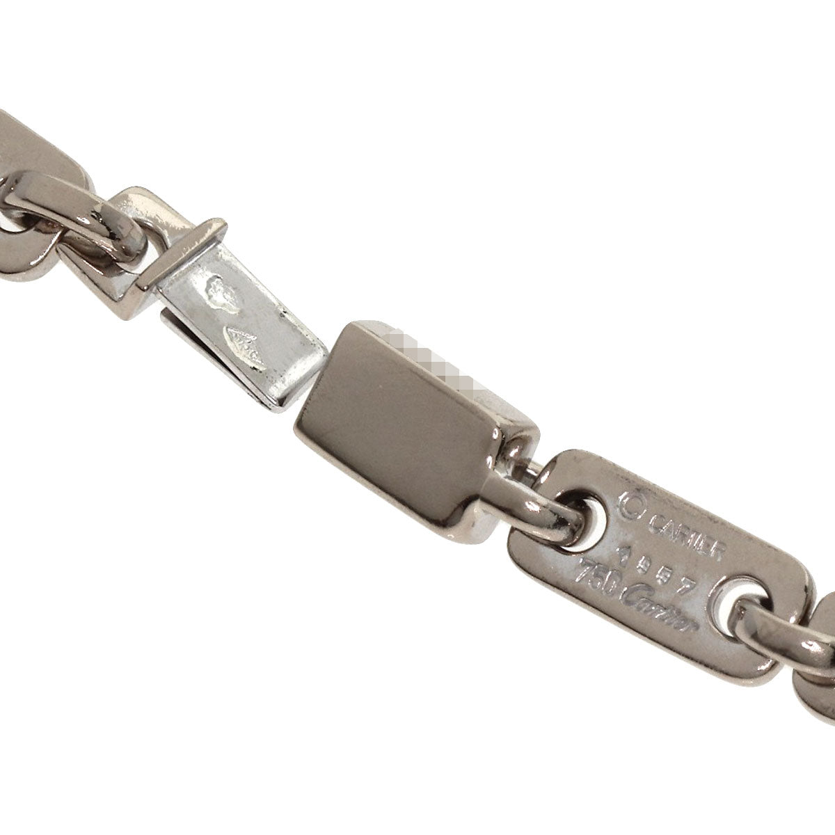 CARTIER Fidelity Heart Key included Bracelet K18 White Gold Ladies [Used]