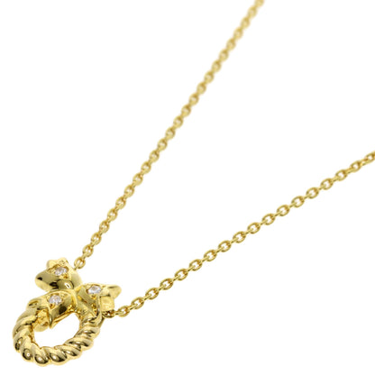 Dior Diamond Necklace K18 Yellow Gold Ladies [Used]