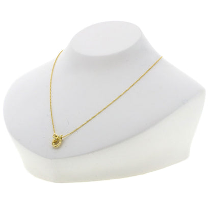 Dior Diamond Necklace K18 Yellow Gold Ladies [Used]