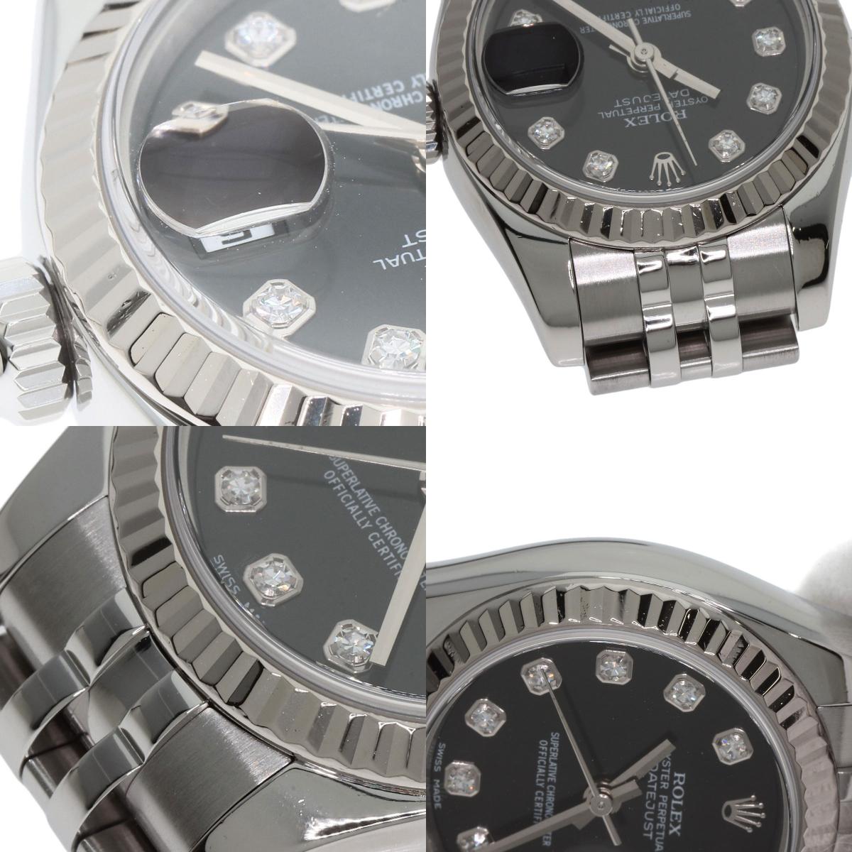 ROLEX DATEJUST 10P Diamond Watches 179174G Stainless Steel/Stainless Steel Ladies