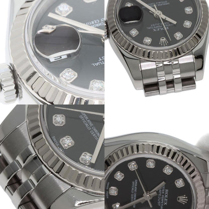 ROLEX DATEJUST 10P Diamond Watches 179174G Stainless Steel/Stainless Steel Ladies