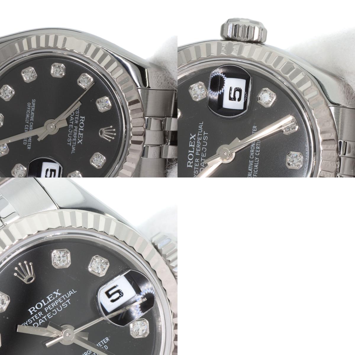 ROLEX DATEJUST 10P Diamond Watches 179174G Stainless Steel/Stainless Steel Ladies