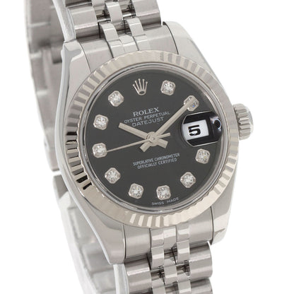 ROLEX DATEJUST 10P Diamond Watches 179174G Stainless Steel/Stainless Steel Ladies