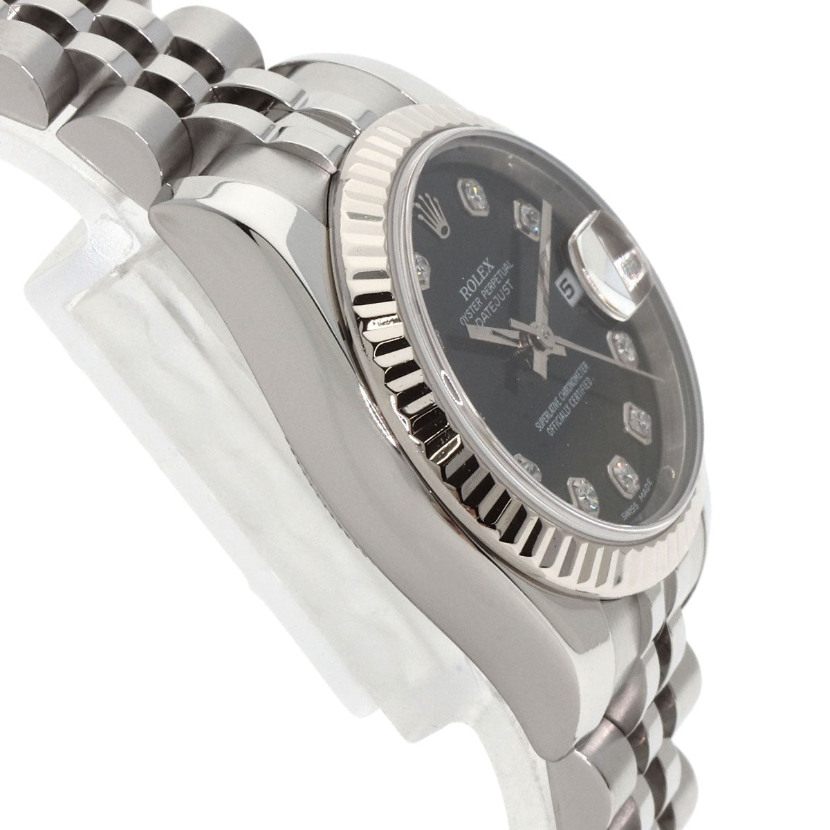 ROLEX DATEJUST 10P Diamond Watches 179174G Stainless Steel/Stainless Steel Ladies