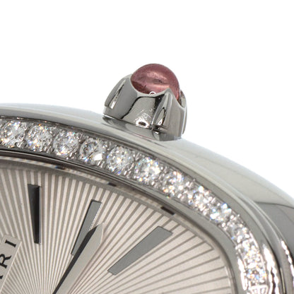 BVLGARI Serpenti Tubogas Bezel Diamond Watches SP35S Stainless Steel/Stainless Steel Ladies