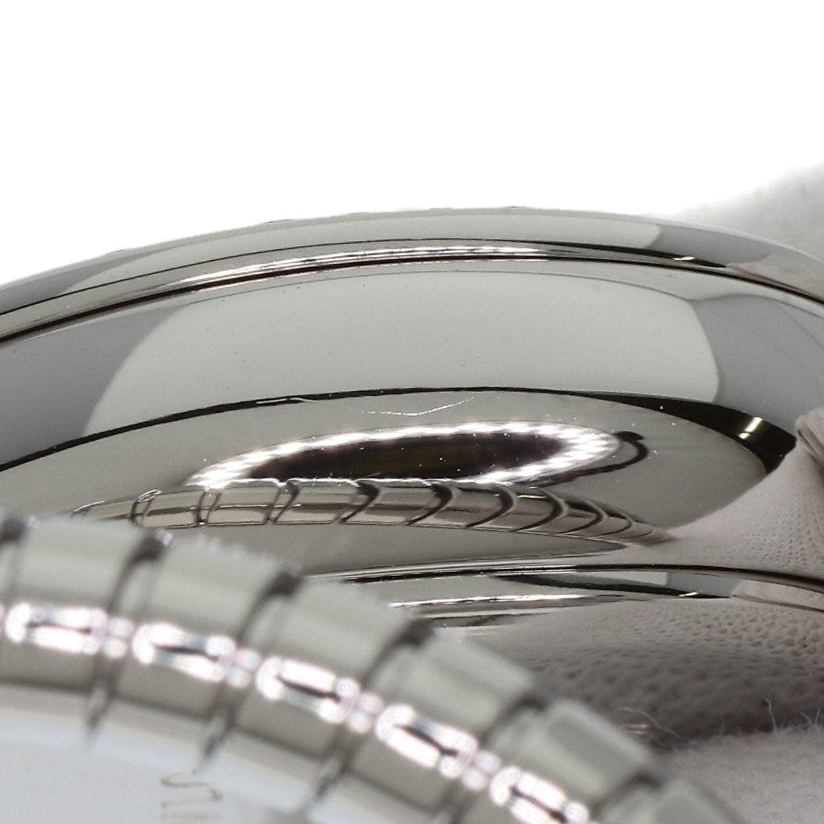 BVLGARI Serpenti Tubogas Bezel Diamond Watches SP35S Stainless Steel/Stainless Steel Ladies