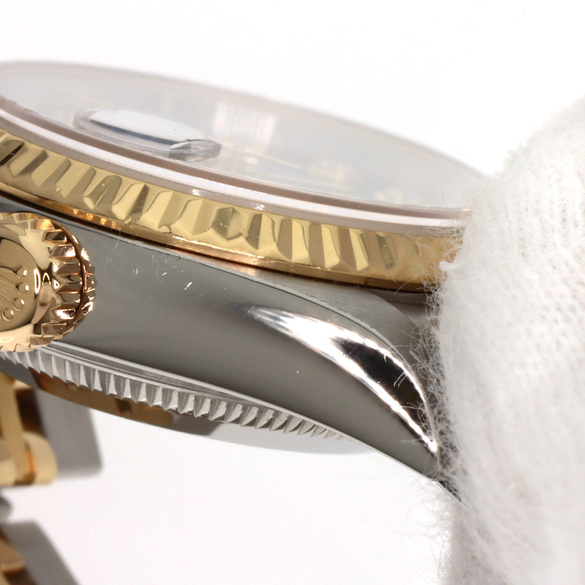 ROLEX Datejust 10P Diamond Blue Gradation Watches 69173G Stainless Steel/SSxK18YG Ladies