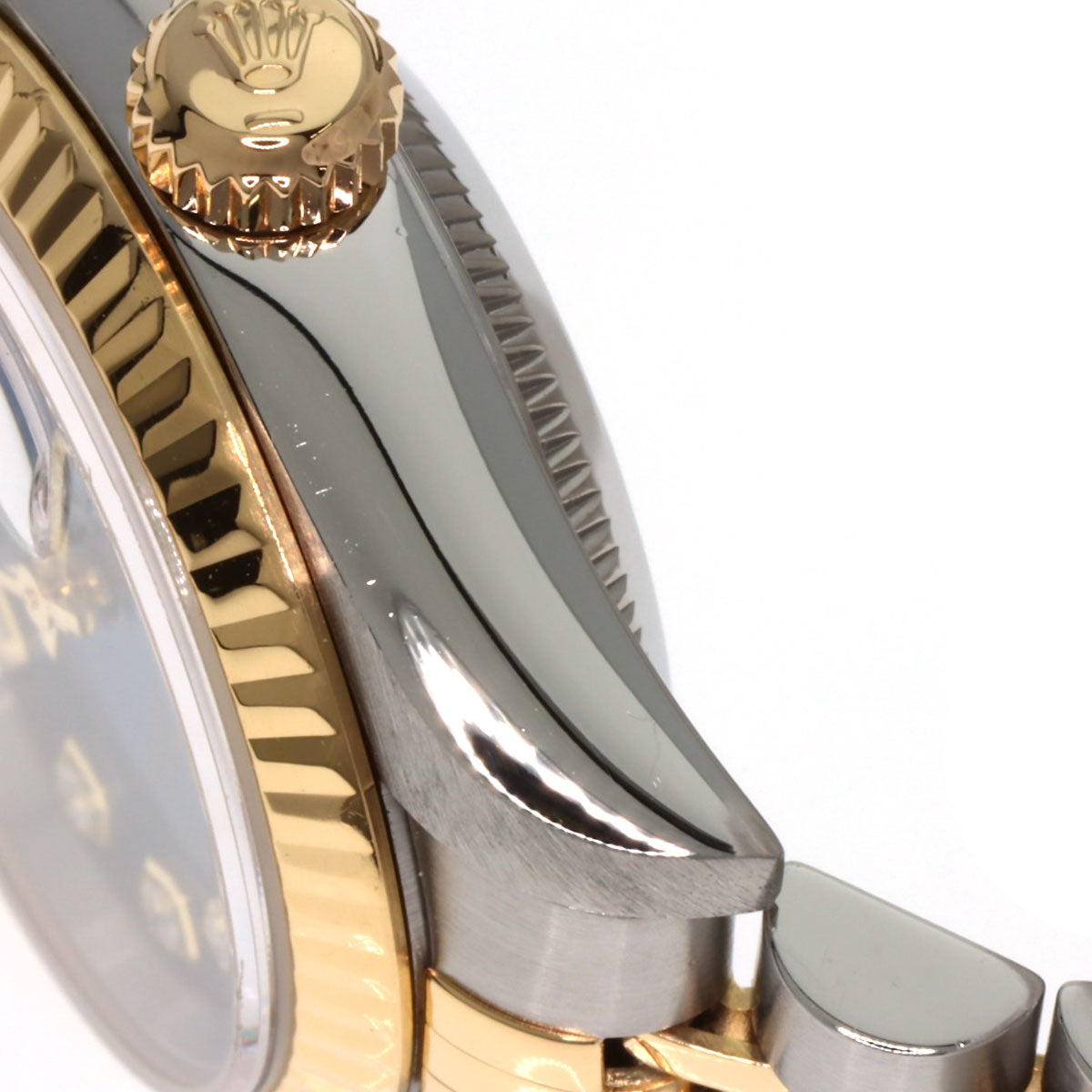 ROLEX Datejust 10P Diamond Blue Gradation Watches 69173G Stainless Steel/SSxK18YG Ladies