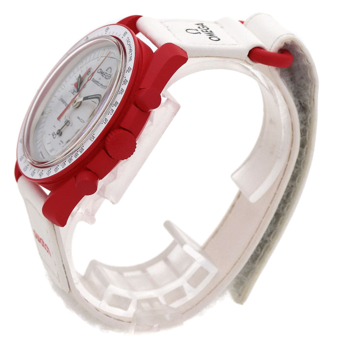 Swatch Omega Collaboration Mission to Mars Watches SO33R100 Ceramic/Nylon mens