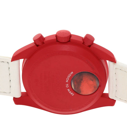 Swatch Omega Collaboration Mission to Mars Watches SO33R100 Ceramic/Nylon mens