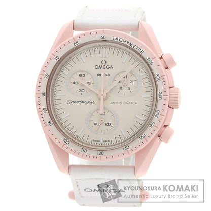 Swatch Omega collaboration Mission to Venus Watches SO33P100 Ceramic/Nylon Ladies