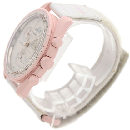 Swatch Omega collaboration Mission to Venus Watches SO33P100 Ceramic/Nylon Ladies