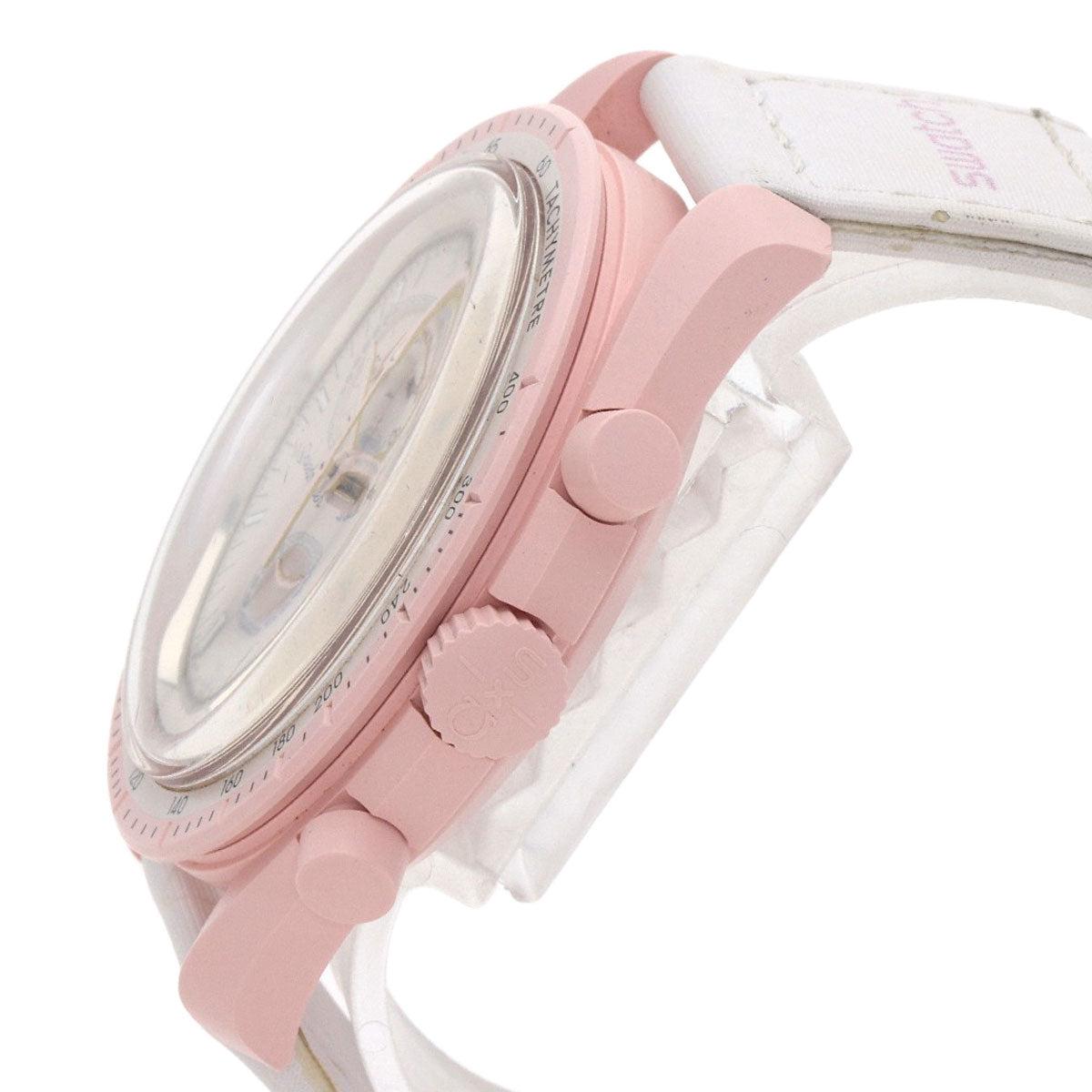 Swatch Omega collaboration Mission to Venus Watches SO33P100 Ceramic/Nylon Ladies