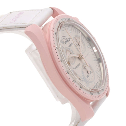 Swatch Omega collaboration Mission to Venus Watches SO33P100 Ceramic/Nylon Ladies