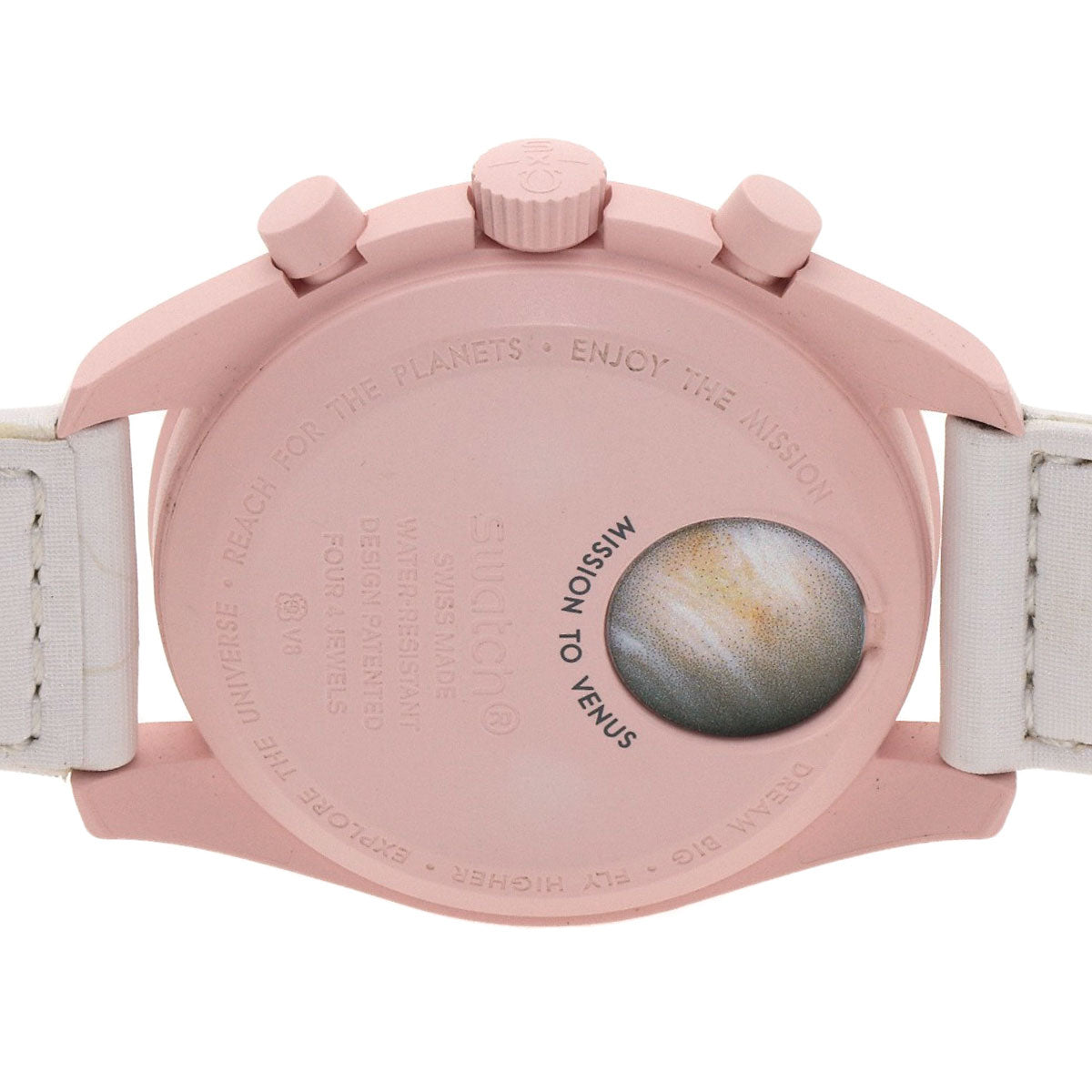 Swatch Omega collaboration Mission to Venus Watches SO33P100 Ceramic/Nylon Ladies