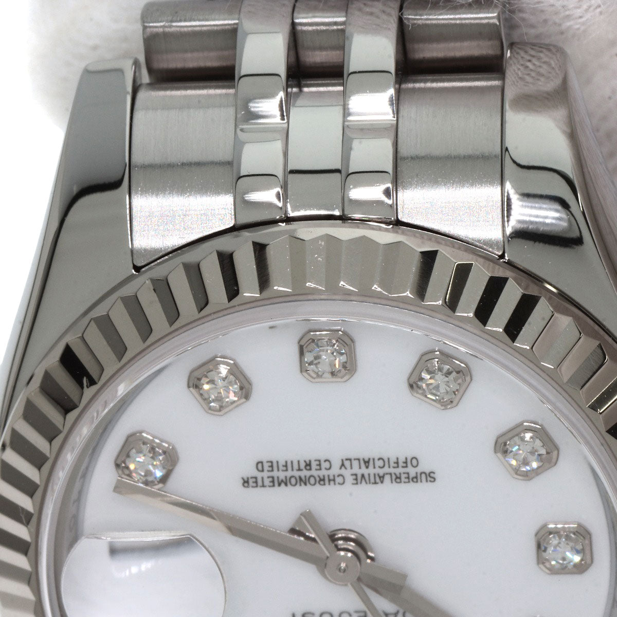 ROLEX DATEJUST 10P Diamond Watches 179174G Stainless Steel/Stainless Steel Ladies