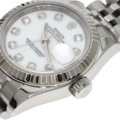ROLEX DATEJUST 10P Diamond Watches 179174G Stainless Steel/Stainless Steel Ladies