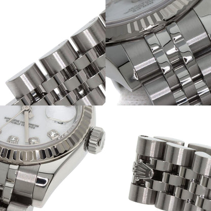 ROLEX DATEJUST 10P Diamond Watches 179174G Stainless Steel/Stainless Steel Ladies