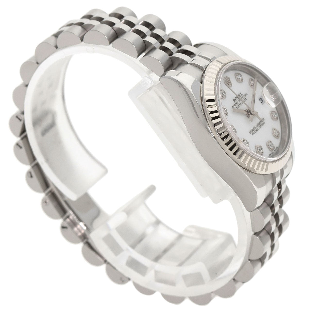 ROLEX DATEJUST 10P Diamond Watches 179174G Stainless Steel/Stainless Steel Ladies