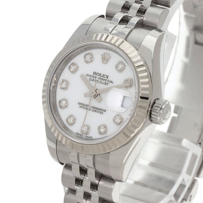 ROLEX DATEJUST 10P Diamond Watches 179174G Stainless Steel/Stainless Steel Ladies