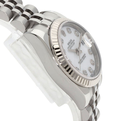 ROLEX DATEJUST 10P Diamond Watches 179174G Stainless Steel/Stainless Steel Ladies