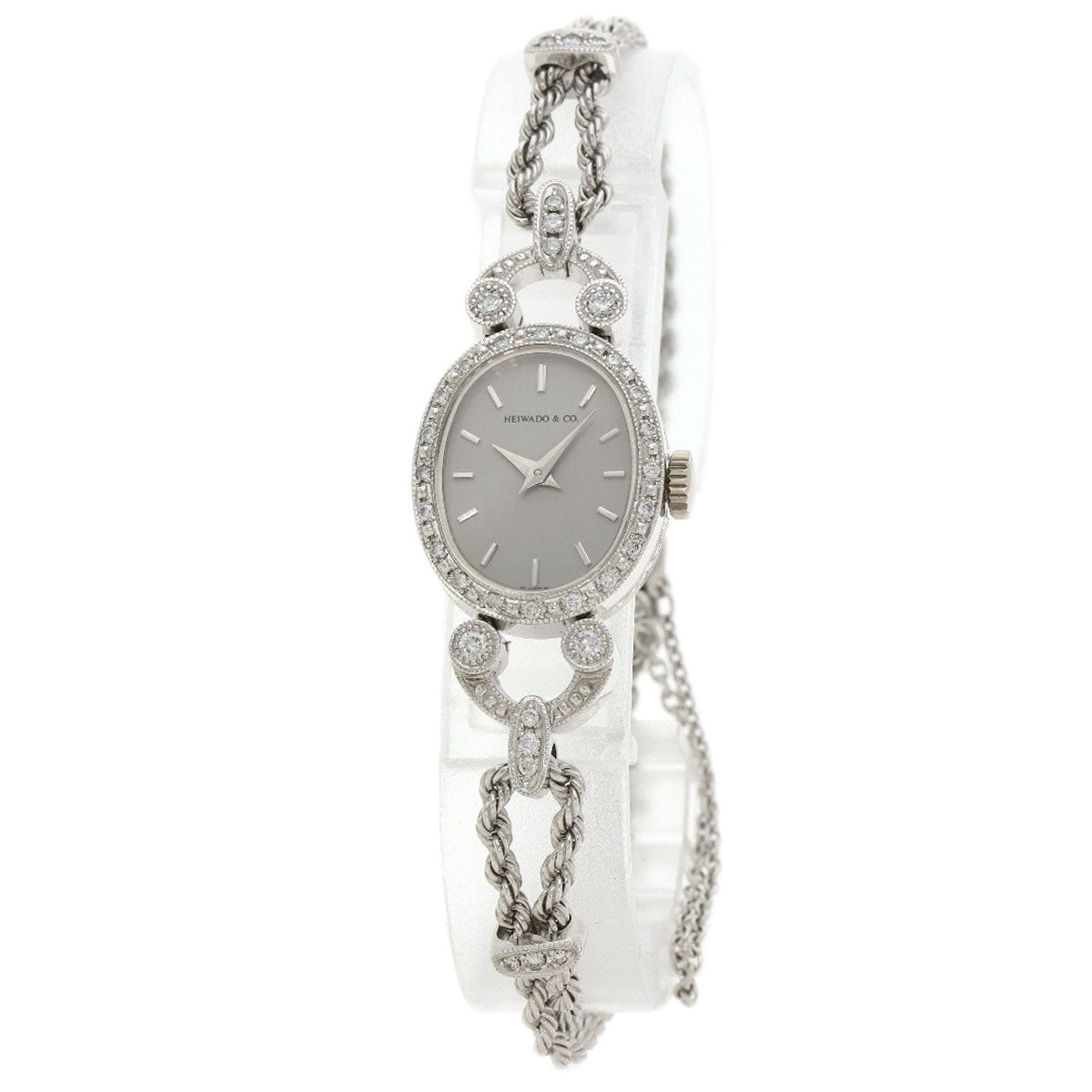 SELECT WATCH HEIWADO Diamond Watches Platinum PT950/PT950 Ladies