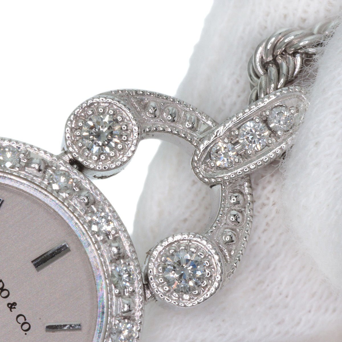 SELECT WATCH HEIWADO Diamond Watches Platinum PT950/PT950 Ladies