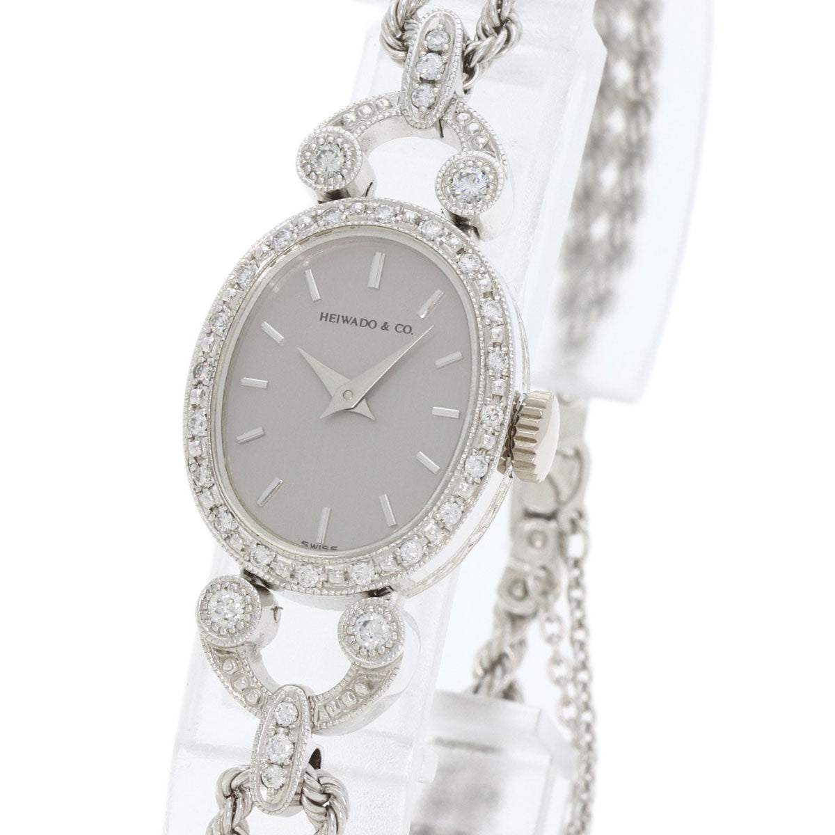 SELECT WATCH HEIWADO Diamond Watches Platinum PT950/PT950 Ladies