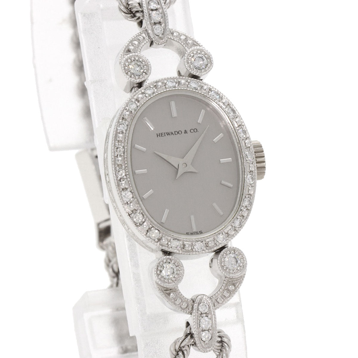 SELECT WATCH HEIWADO Diamond Watches Platinum PT950/PT950 Ladies