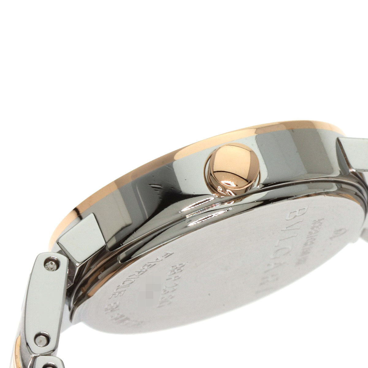 BVLGARI BVLGARI BVLGARI 12P Diamond Watches BBP23SG Stainless Steel/SSxK18PG Ladies