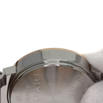 BVLGARI BVLGARI BVLGARI 12P Diamond Watches BBP23SG Stainless Steel/SSxK18PG Ladies