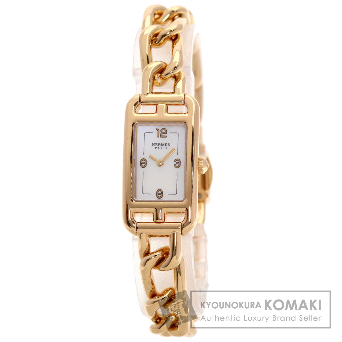 HERMES Nantucket Watches NA2.170 K18 Pink Gold/18K Pink Gold Ladies