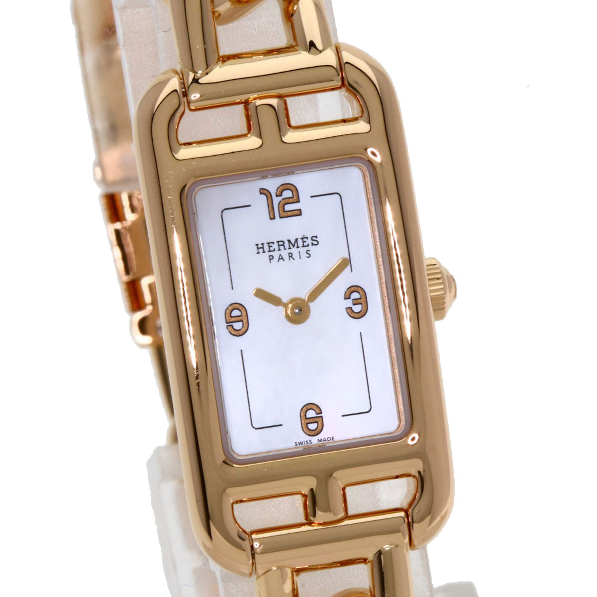 HERMES Nantucket Watches NA2.170 K18 Pink Gold/18K Pink Gold Ladies