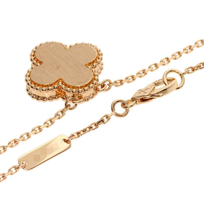 Van Cleef & Arpels Vintage Alhambra Bullseye Diamond Necklace K18 Pink Gold Ladies [Used]