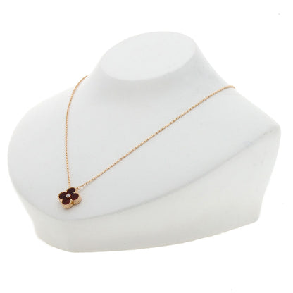 Van Cleef & Arpels Vintage Alhambra Bullseye Diamond Necklace K18 Pink Gold Ladies [Used]